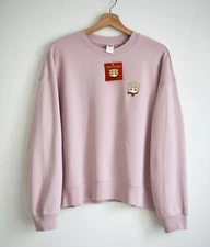 Mofusand Teddy Meow Cat Uniqlo Pullover Sweatshirt Cotton Ships from USA