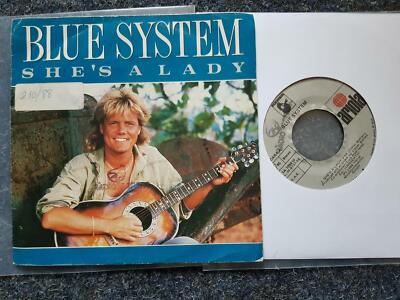 Blue System/ Dieter Bohlen - She's a lady 7'' Single SPAIN ONLY
