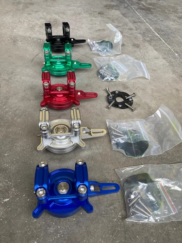 steering plate original packaging X-lite billet steering system Yamaha Kawasaki 28 mm handlebar