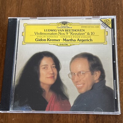 Beethoven: Violin Sonatas Nos. 9 ''Kreutzer'' & 10 - Kremer / Argerich (CD, 1995)