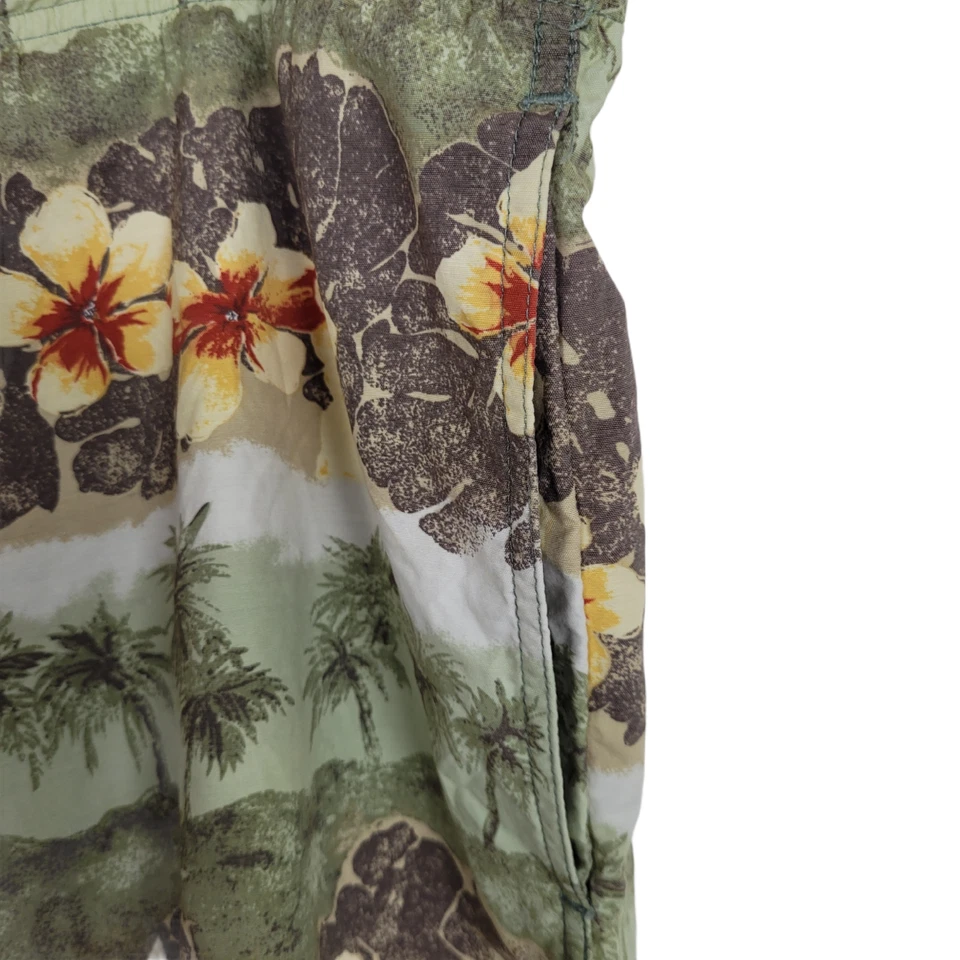 Bañador SPEEDO para hombre 2XL mezcla de algodón palmeras hawaianas malla bolsillos forrados  Foto 2 de 4