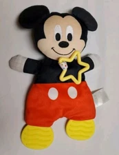 Disney Baby Mickey Mouse TEETHER 10” Security Blanket by Kids Preferred