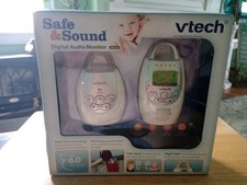 Digital Audio Baby Monitor Vtech Safe Sound DM221 Vibrating Alert-Works Perfect