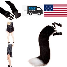 Adjustable Faux Fur Fox Tail for Women Ideal for Halloween and Cosplay Parties