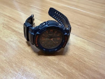 CASIO G-SHOCK GW-3000B Sky Cockpit Ana-Digi Watch Black Orange *Need repair*