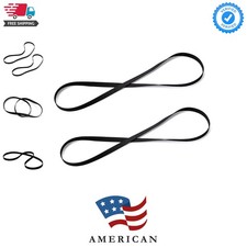 2PCS Turntable Belt Replacement Fold Length 270MM for Retro Vinyl Record Play...
