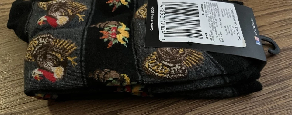 Turkey Day Thanksgiving Crew Socks - Image 3 of 4