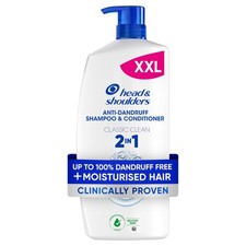 Classic Clean 2in1 Anti Dandruff Shampoo, 1000ml. Up to 100% Flake Free, Clin... 11.29 per litre