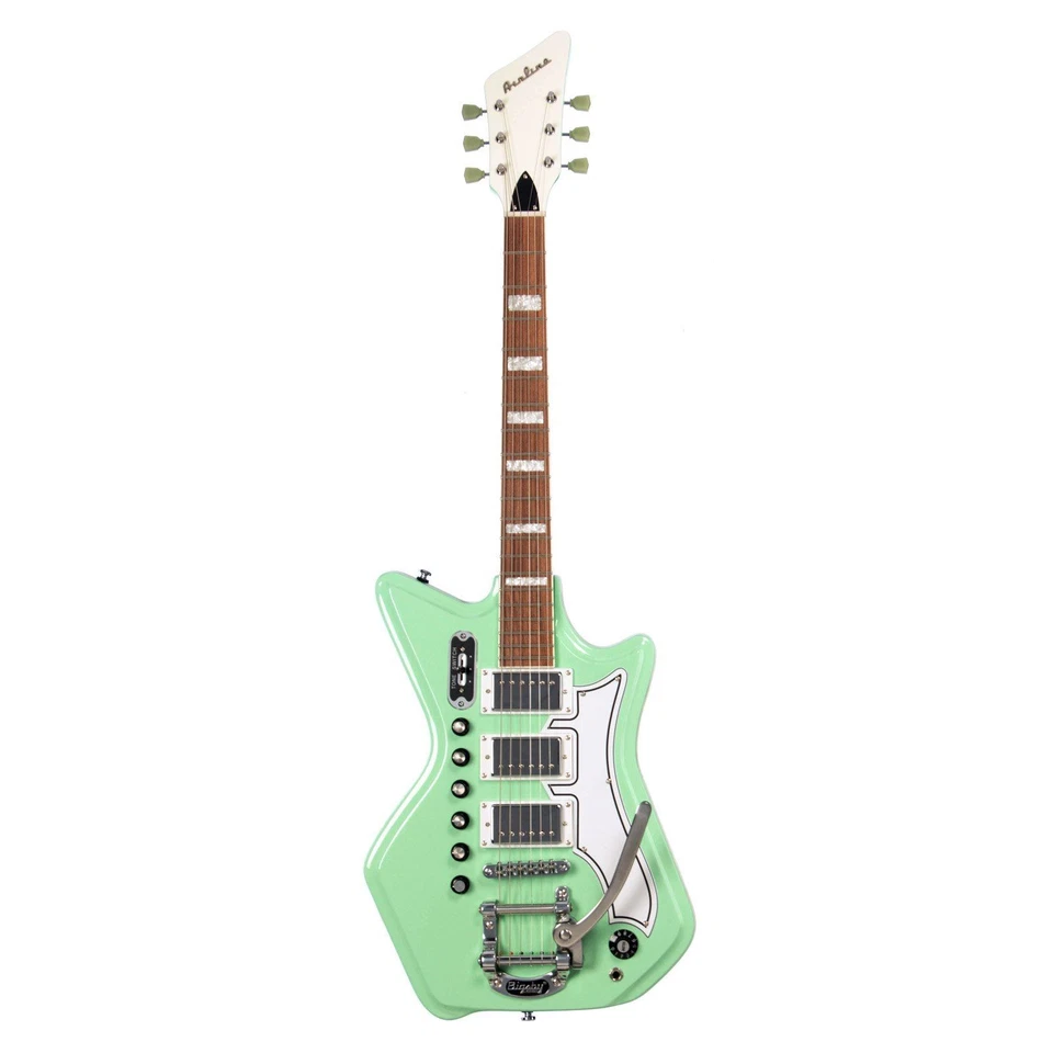 Airline Guitars '59 3P DLX - Seafoam Green - Vintage Reissue Offset Electric NEW - Image 4 of 4