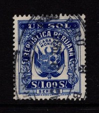 Peru 1930s Series B 1s Revenue Used - S55869