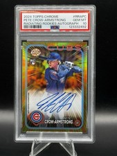 Pete Crow-Armstrong 2024 Topps Chrome Radiating Rookies Auto #RRA-PC  /23 CUBS