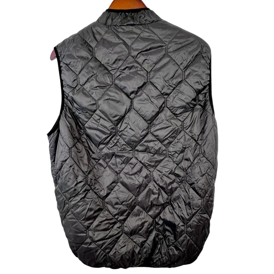 Chaqueta chaleco Thrasher Magazine para hombre talla grande con logotipo - negra Foto 3 de 4