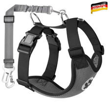 Hundegeschirr Sicherheitsgurt Auto 2 in 1 atmungsaktiv verstellbar