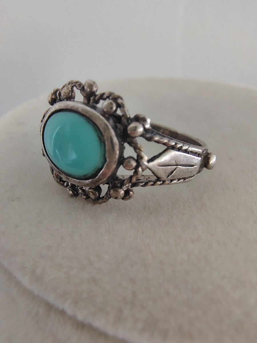 Vintage Charles Winston CW 925 Sterling Silver Statement Ring Size 8 Signed CW View 3