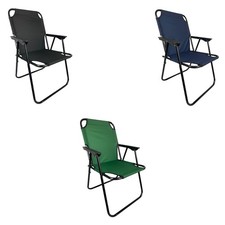 Pack of 2 or Single Garden Patio Folding Spring Deck Chair Camping Beach Picnic