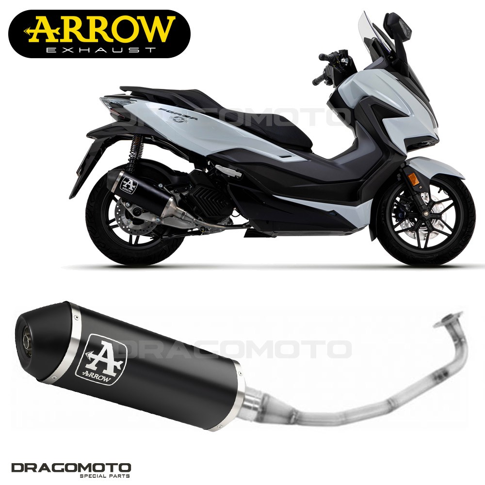Ligne complete HONDA FORZA 125 ARROW URBAN pot echappement scooter 2021 2022 2023