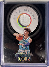 LaMelo Ball 2021-22 NOIR DISH NIGHT Card Number DNM-LMB   64/75