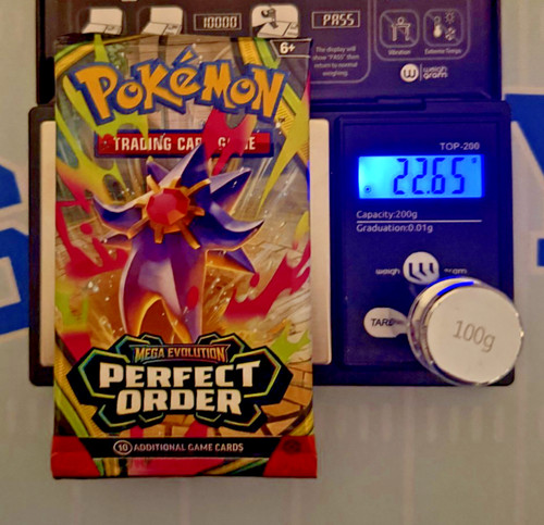 HEAVY 🔥- Pokemon TCG: PERFECT ORDER - English Booster Pack SEALED - 22.65g