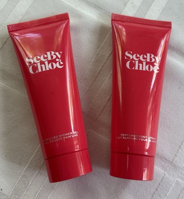 2 See BY CHLOE Scented Lotion & Perfumed Body Wash Gel Set FULL SIZE 2.5 Fl Oz