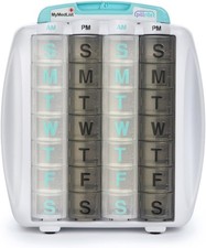 Medication  Supplement Pillbox Organizer 3  in x 7 in 28-Day Medicine Sorter