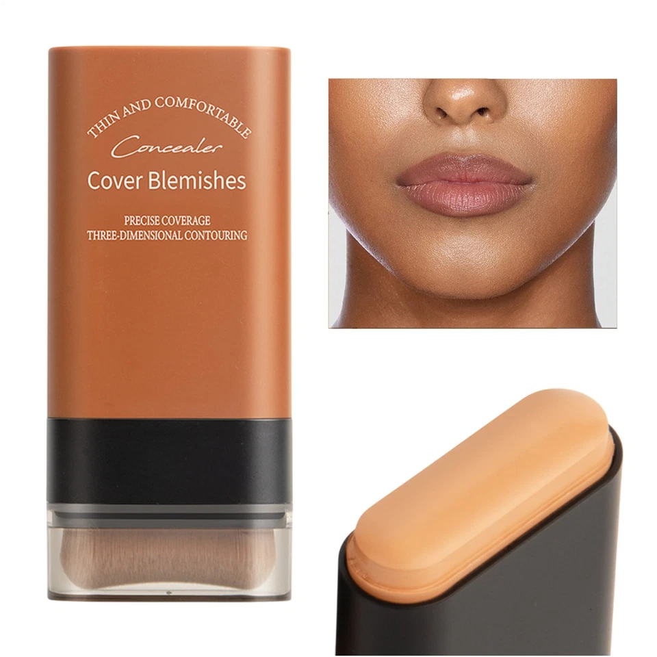 Rosei Only Foundation High Concealer Korean Light Skin Foundation With Brush - Image 2 of 4