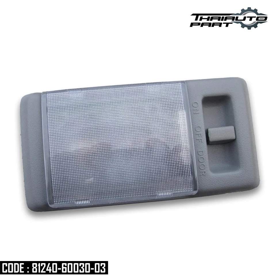 Lámpara de luz de techo interior trasero gris OEM para Toyota Land Cruiser FZJ80 93-97 Foto 2 de 4