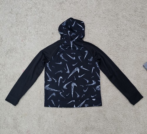 Lot of 2 Boys Nike Hoodies Sweatshirts Size Large Dri Fit & Classic Gray Cotton - Picture 5 of 7