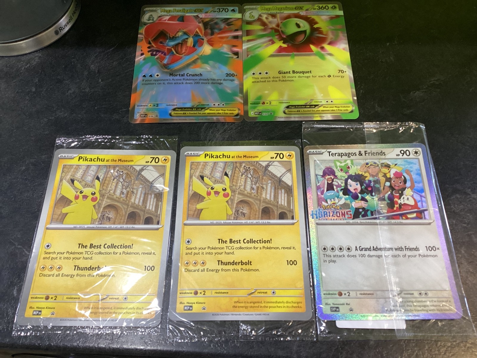 Sealed Pikachu at the Museum Black Star Promo Jumbo Cards x5