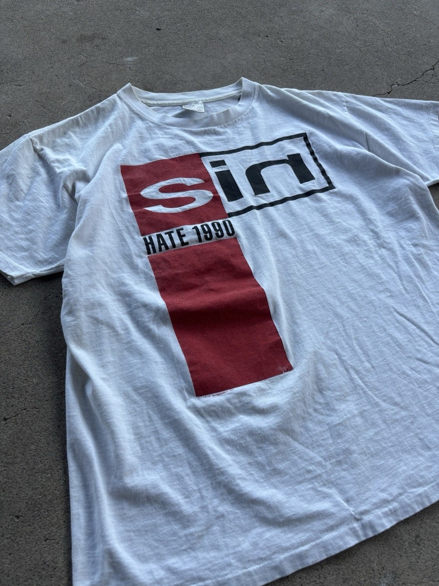Rare Vintage 90's Nine Inch Nails Shirt SIN NIN Pretty Hate