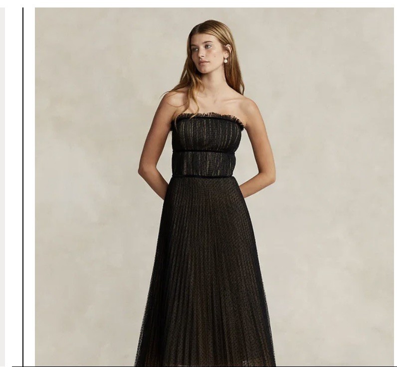 Polo Ralph Lauren Polka-Dot Tulle Dress Size 12 RRP £949 image 2