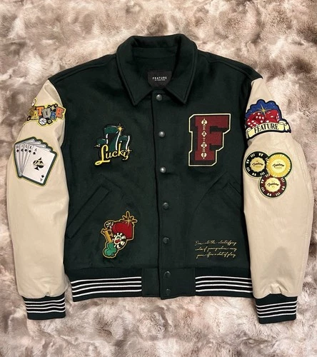 FEATURE Shosuke Varsity Jacket Las Vegas Casino Playing Cards One of One NWT video thumbnail