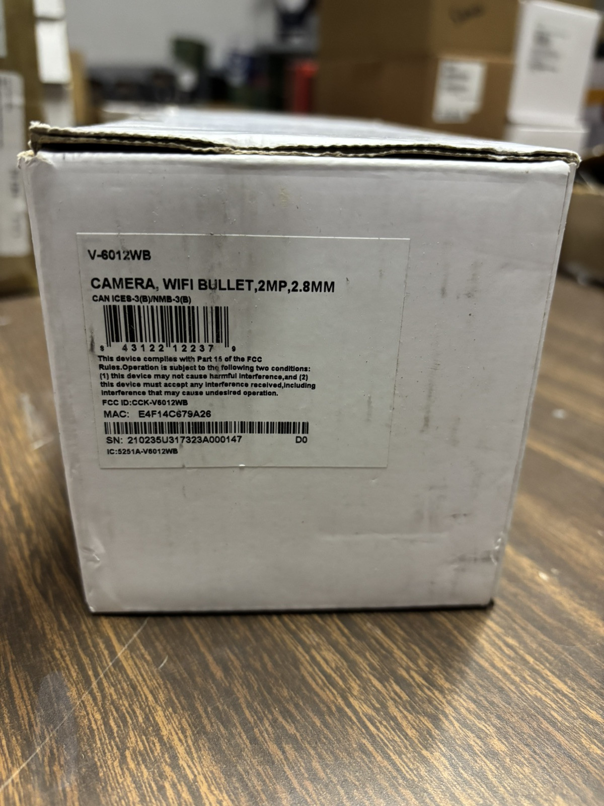 DMP V-6012WB 2MP WiFi Bullet Camera with 2.8mm Lens