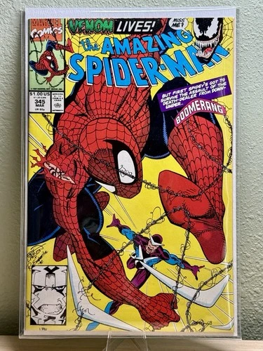 Amazing Spider-Man #345 1st Print FN+ Marvel Comics 1991 Venom Cletus Cassidy