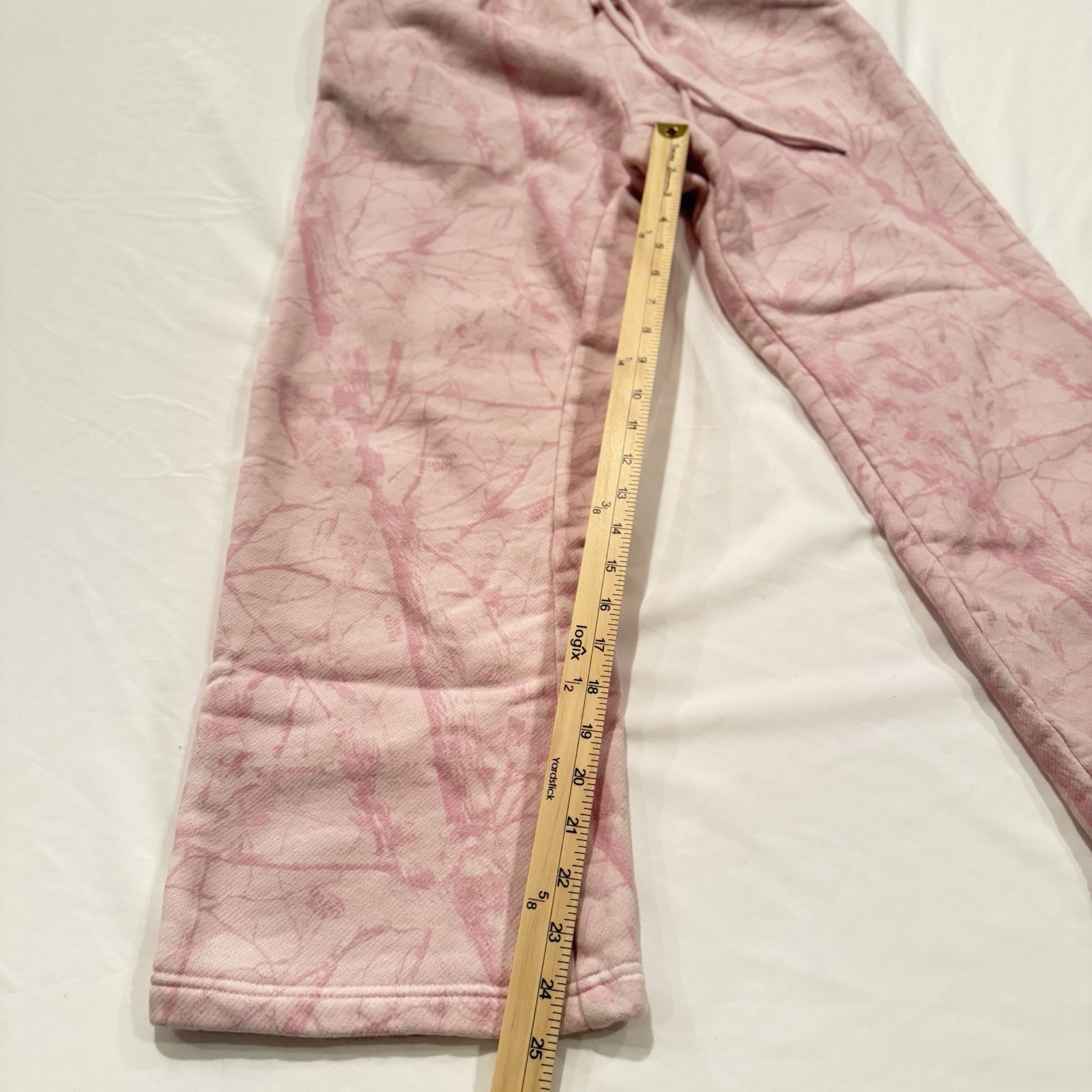 Dairy Boy Bubblegum Pink Camo Straight Leg Sweatpants Womens Size Small Rare image 7