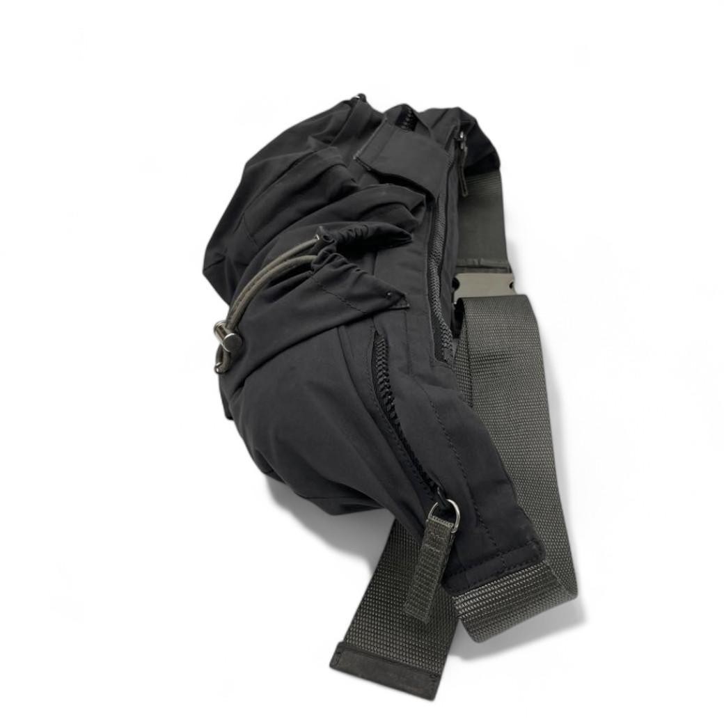 Prada Sport 4VA056 Nylon Waist Bag Black Belt Bum Body Crossbody Unisex In hand thumbnail 2