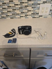 Canon PowerShot SX 120 IS 10.0 MP PC 1431 Black Camera Tested Works