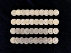 Lot of 40 Silver Washington Quarters 1964 25C $10 Face Value