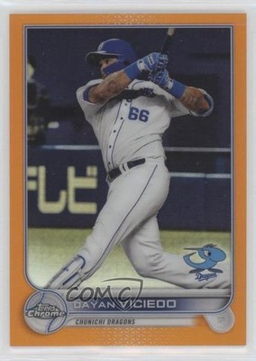 2022 Topps Chrome NPB Nippon Professional Baseball 25/25 Dayan Viciedo #96 o1w