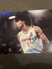 Izan Almansa G League Ignite Basketball Signed 8x10 Photo Draft NBA B