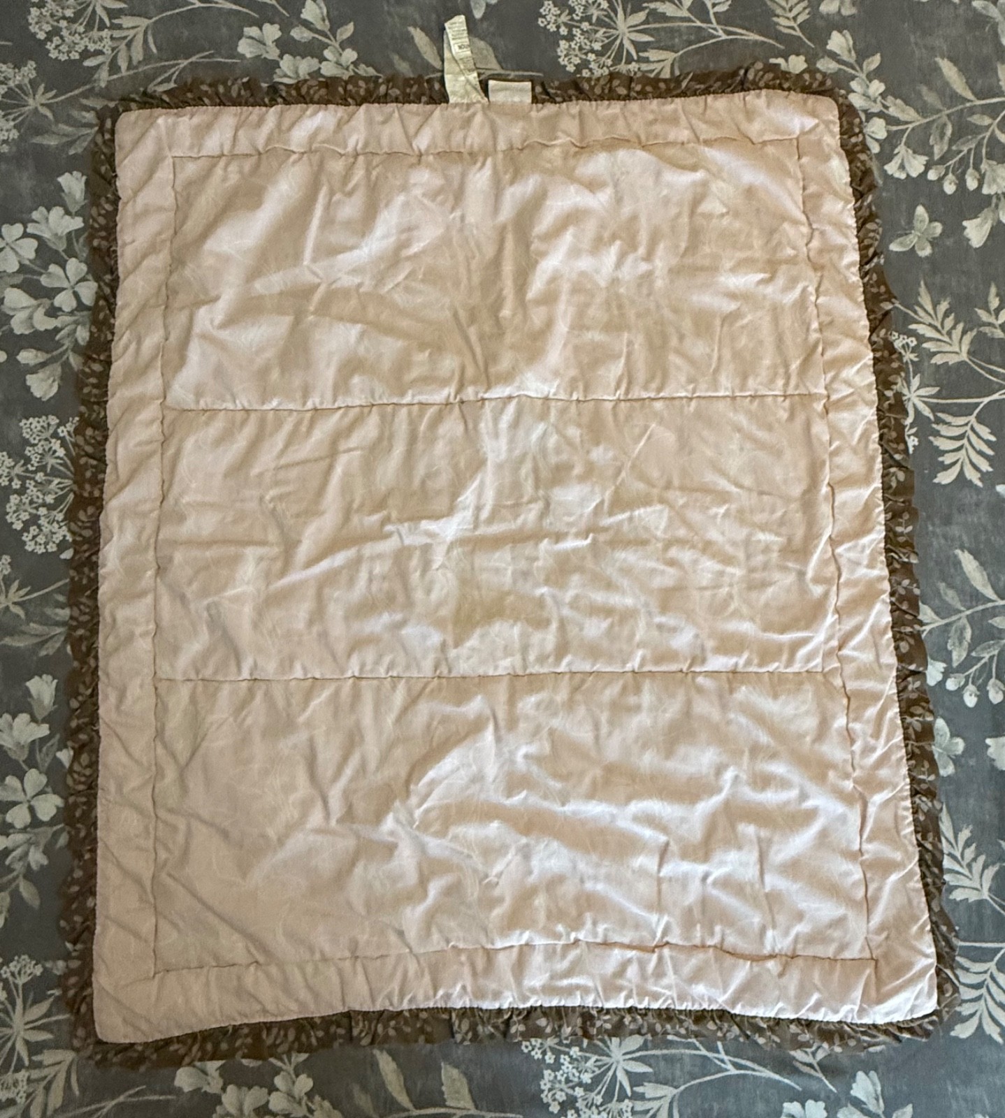 CoCaLo Baby Mia Rose Blanket  Flowers Ruffle Butterflies Pink