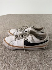 Nike Court Legacy Shoes Youth 4.5Y White Leather DA5380-102 Women Sneakers