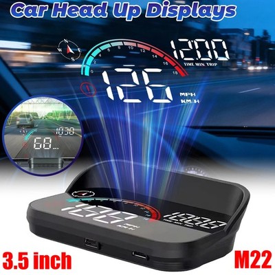 M22 GPS Head Up Display Auto HUD Tachometer KM/H MPH Windschutzscheibe
