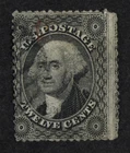 CKStamps: US Stamps Collection Scott#36 12c Washington Used Tiny Tear CV$350