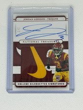 2023 National Treasures Jordan Addison College Silhouettes Signatures 2/2 🔥 🔥