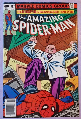 THE AMAZING SPIDER-MAN #197 Marvel 1979 NEWSTAND High Grade Condition VF+ 8.5