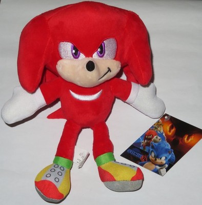 NEU 9,5 ZOLL SONIC THE HEDGEHOG 3 FILM KNUCKLES AMC KINOS PLÜSCH US-IMPORT NIEDLICH