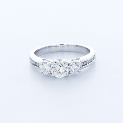 1.2CT Certified Natural Diamond G/VS2 Round Cut 14K Gold Classic Engagement Ring