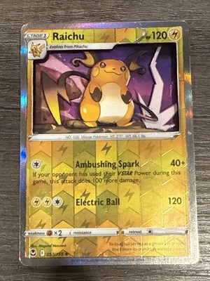 Pokémon Custom 3D Shadowbox Card Raichu!!!   