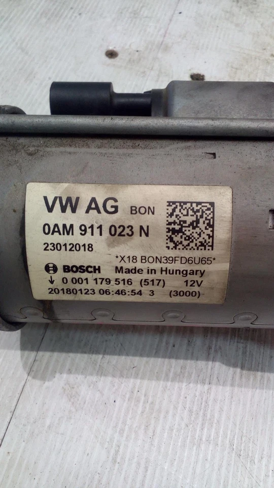VOLKSWAGEN GOLF GEN 7 03/2013-08/2020 STARTER MOTOR PETROL 1.4L BOSCH 0AM911023N - image 3 of 4