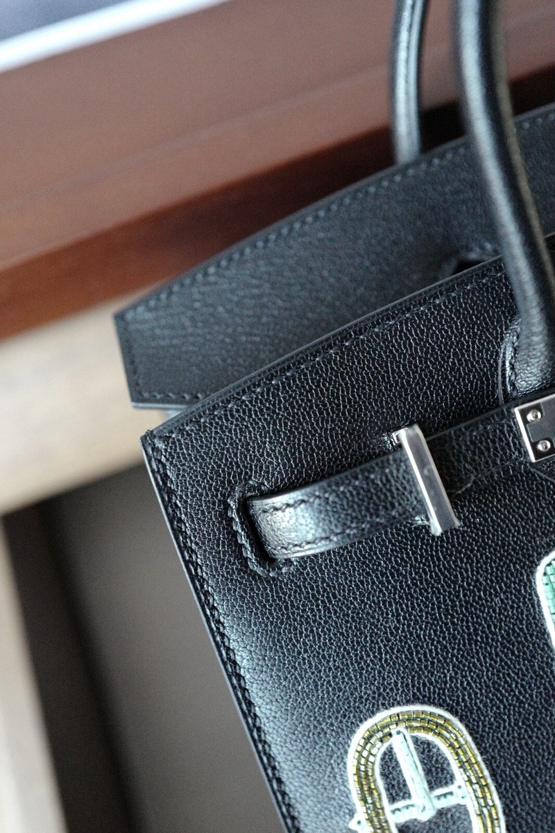 BNIB Hermes Birkin 20 Sellier Bouclerie Moderne Black Chèvre BNIB Hermes Birkin 20 Sellier Bouclerie Moderne Black Chèvre